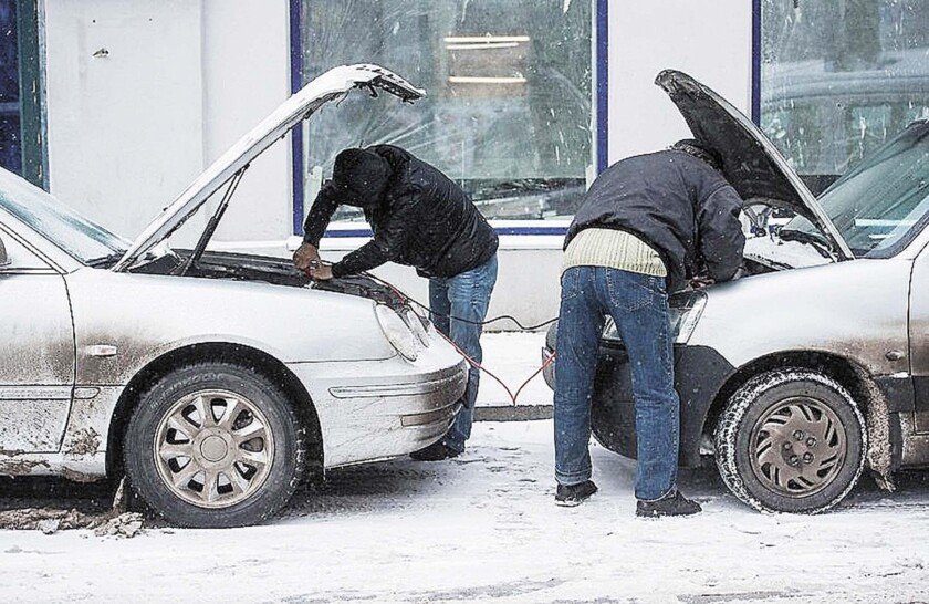 как заводить авто зимой