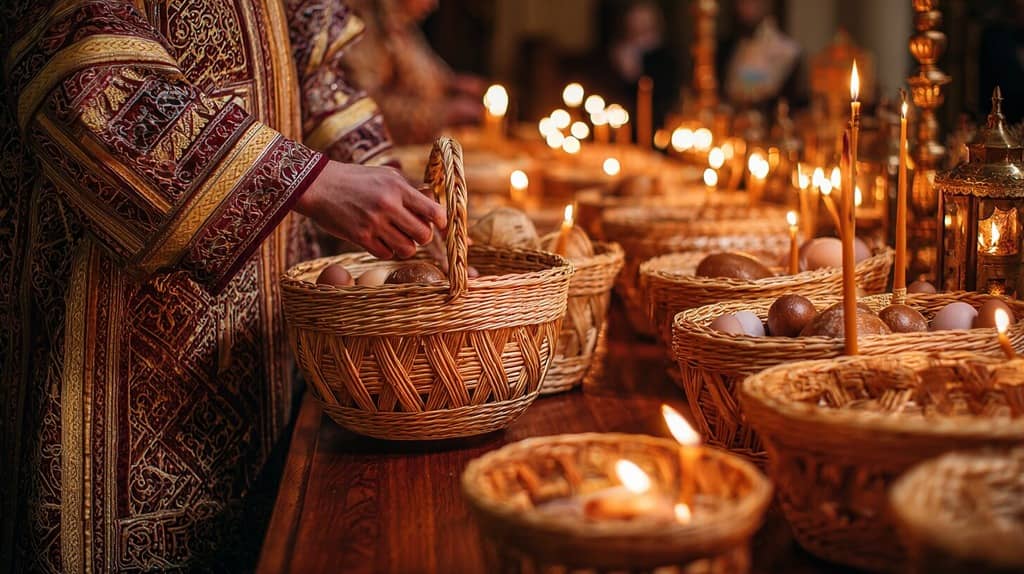 Освящение пасхальной корзины