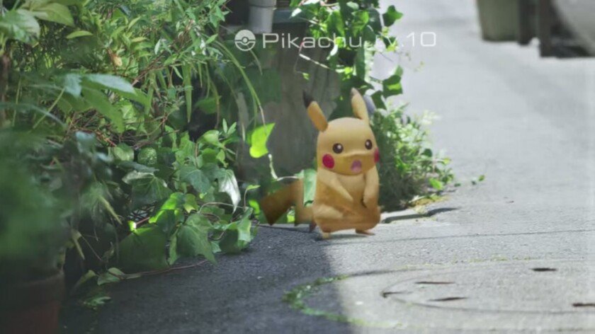 в приложении Pokemon Go