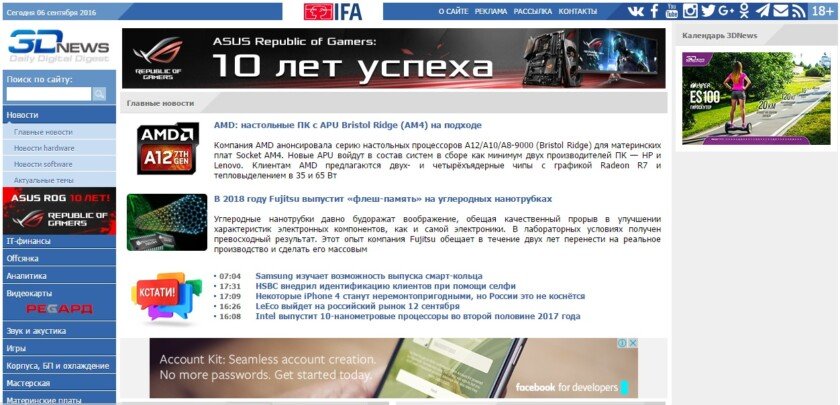 список сайтов интернет маркетинга