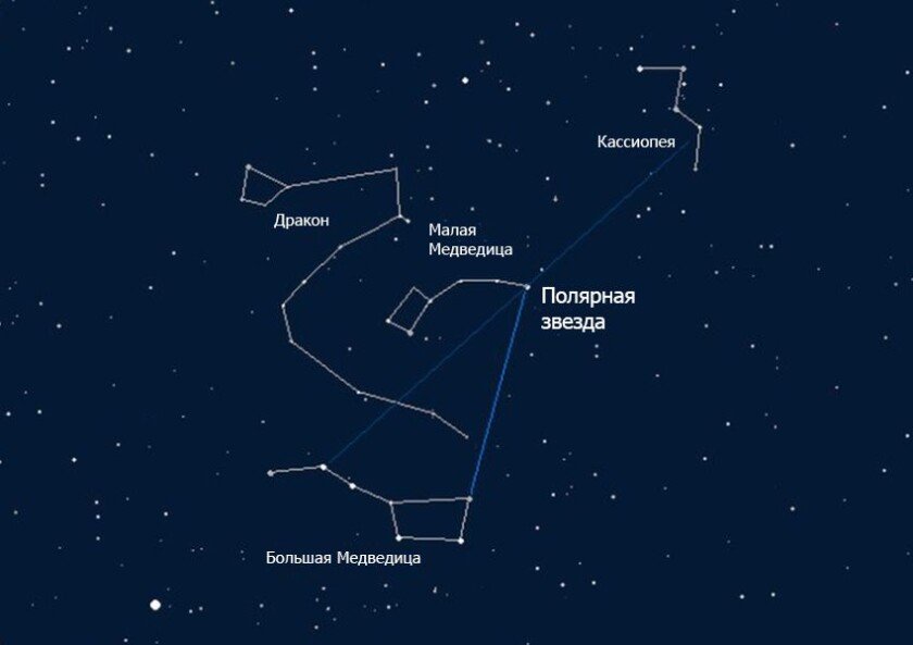 В какое время года можно увидеть созвездие Большой Медведицы