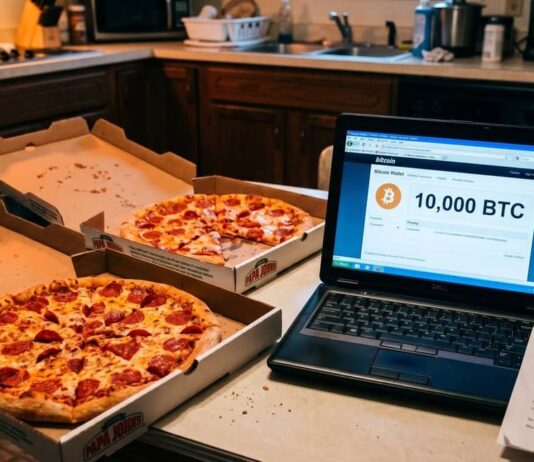 День піци та біткоїн: як 10 000 BTC купили дві піци — і змінили історію грошей
